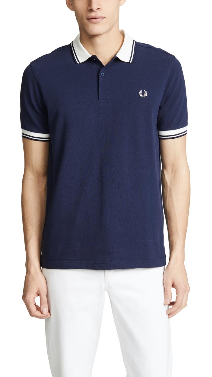 Fred Perry Contrast Rib Pique Shirt