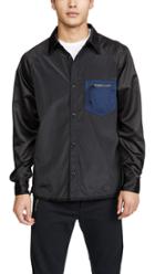 Coach 1941 Colorblock Satin Button Down Shirt