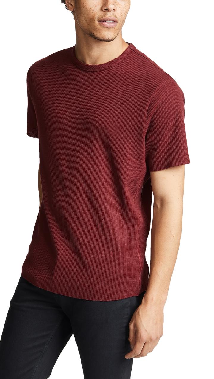 Twenty Everest Thermal Oversized Raw Edge Tee