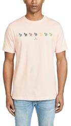 Ps Paul Smith Multi Zebra Stripe T Shirt