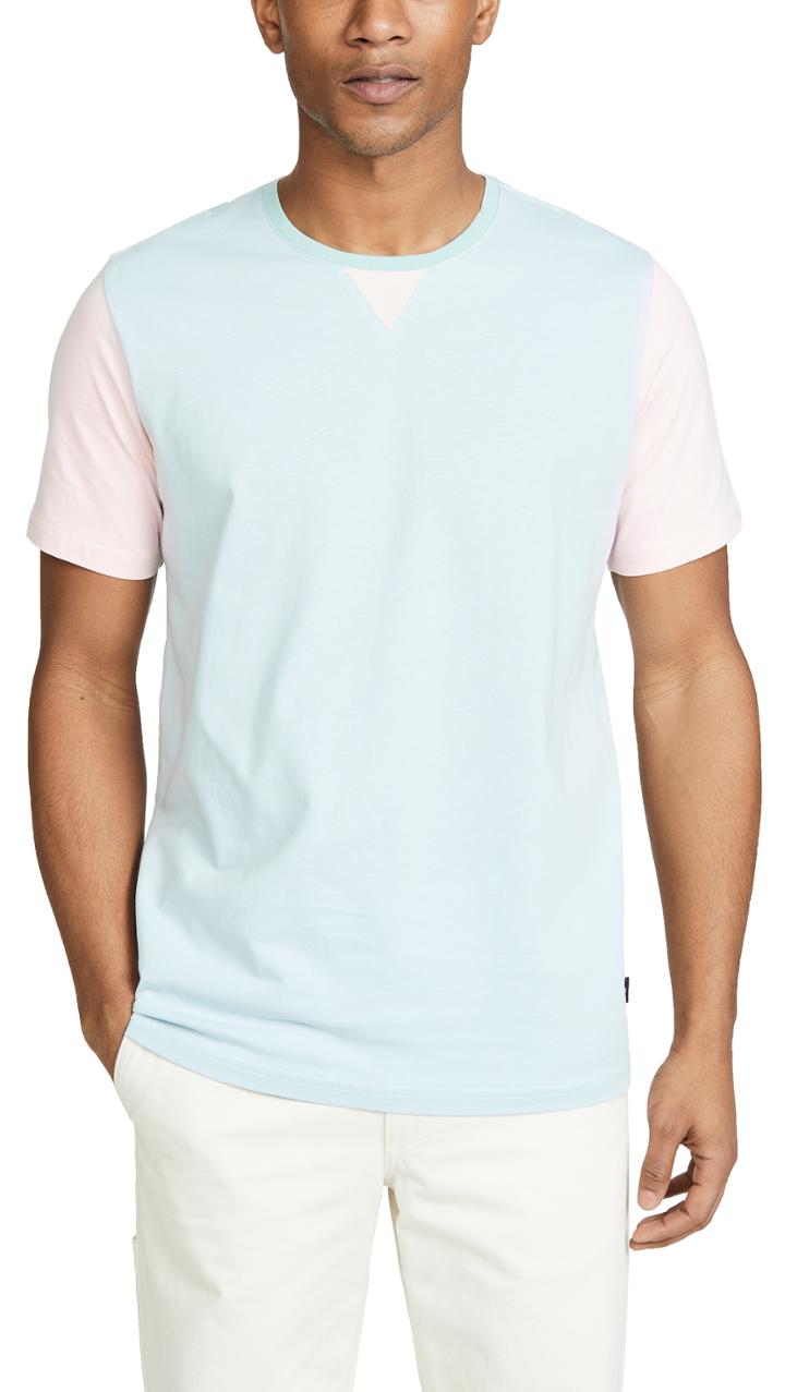 Ps Paul Smith T Shirt With Contrast Sleeves