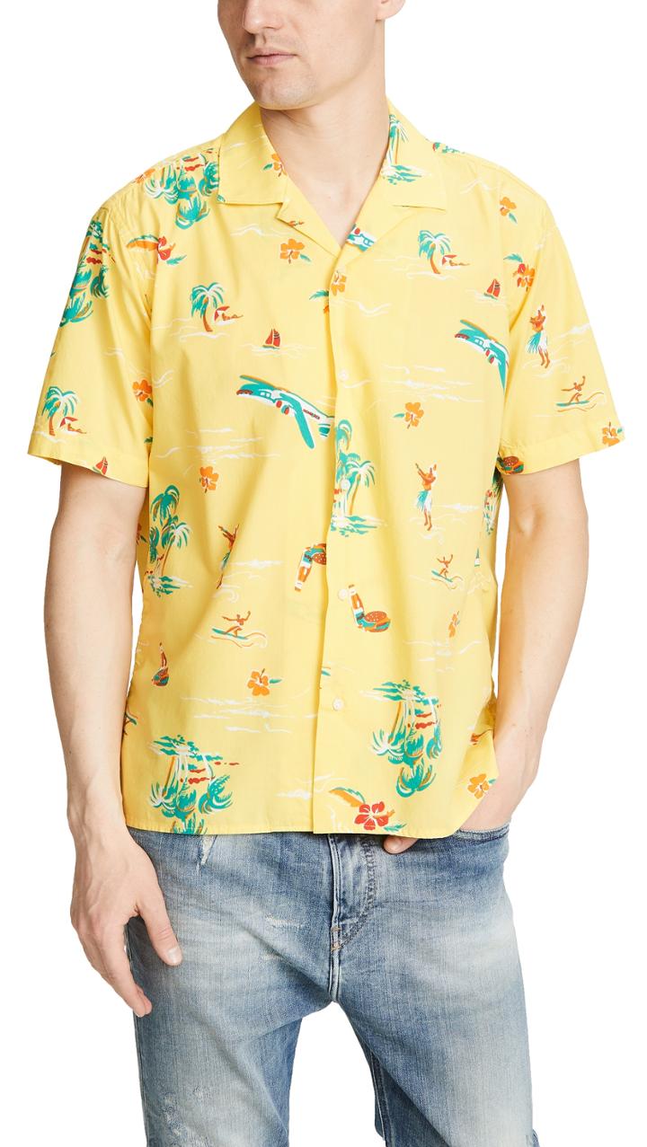 Gitman Vintage Surf And Turf Button Down Shirt