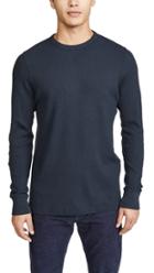 Faherty Long Sleeve Essential Waffle Crew Neck Tee