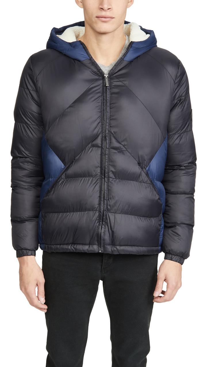 Native Youth Cinder Nylon Puffer Jacket