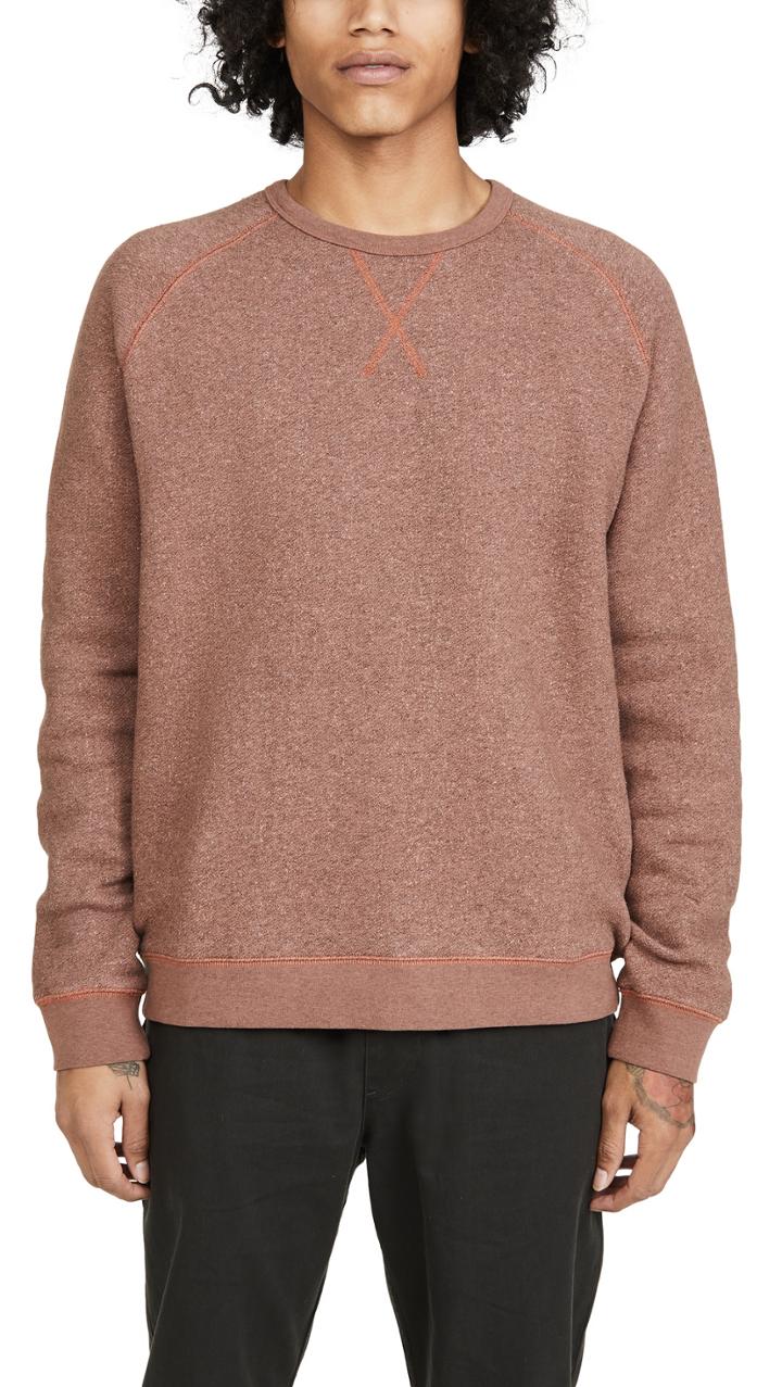 Mollusk Heavy Terry Crew Neck Sweatshirt