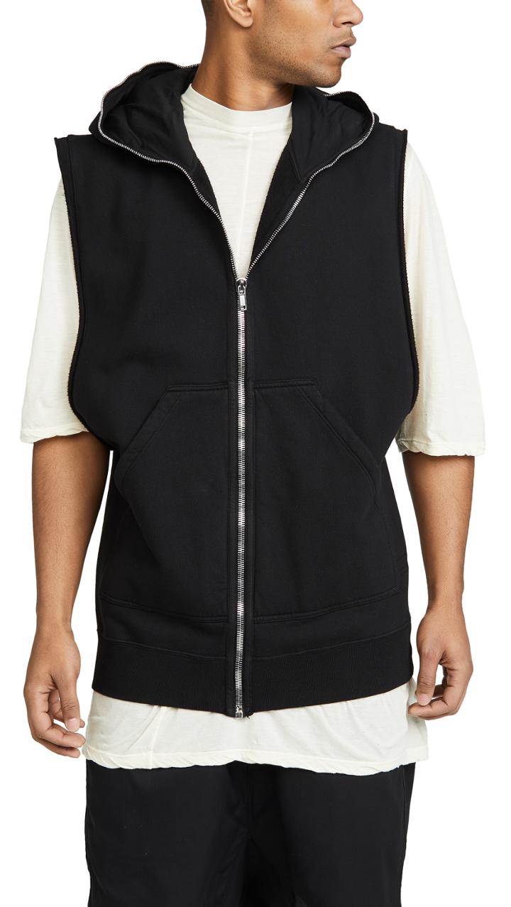 Rick Owens Drkshdw Sleeveless Hoodie