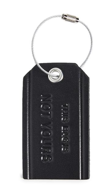 Boarding Pass This Bag Is Not Yours Leather Bag Tag