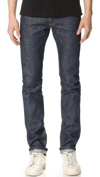 A P C New Cure Indigo Jeans
