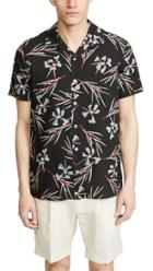 Ps Paul Smith Button Down Shirt With Floral Print
