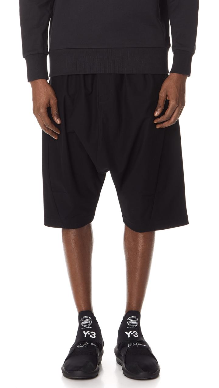 Y 3 Y 3 Twill Sarouel Shorts