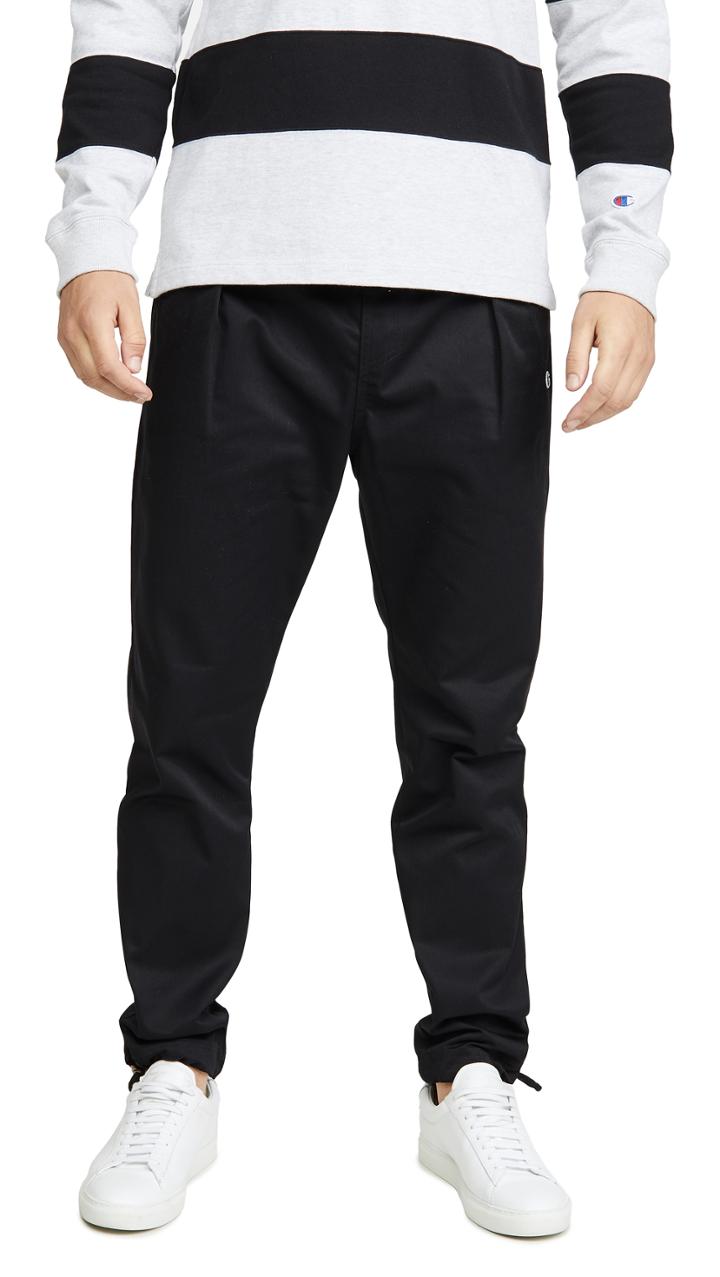 Champion Premium Reverse Weave Straight Hem Slim Woven Joggers