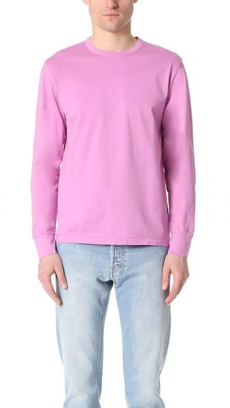Our Legacy Cuffed Mercerized Long Sleeve Shirt