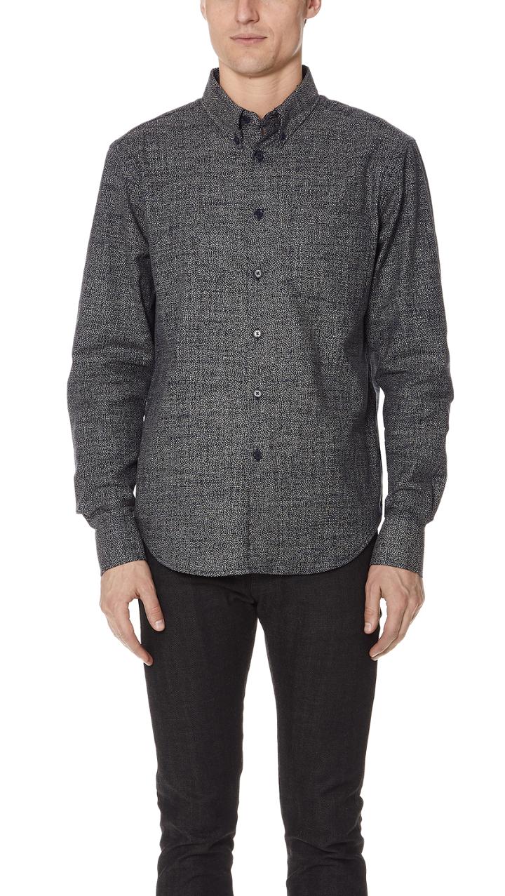 Naked Famous Kimono Seed Printed Shirt