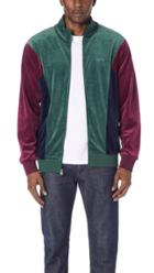 Stussy Velour Paneled Track Jacket