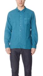 Officine Generale Piping Pigment Dye Shirt