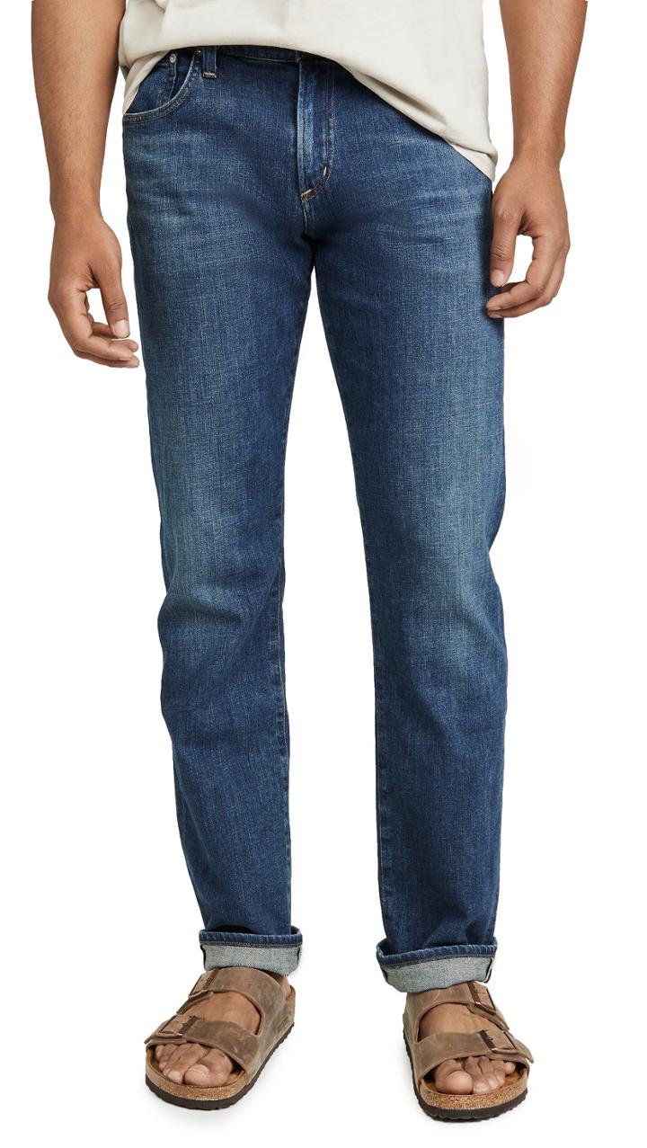 Citizens Of Humanity Gage Classic Straight In Barent Wash