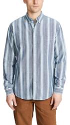 Schnayderman S Indigo Oxford Shirt