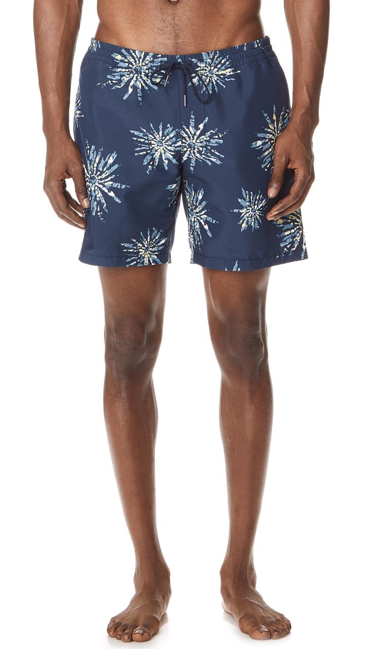 Club Monaco Bo Sunburst Swim Shorts