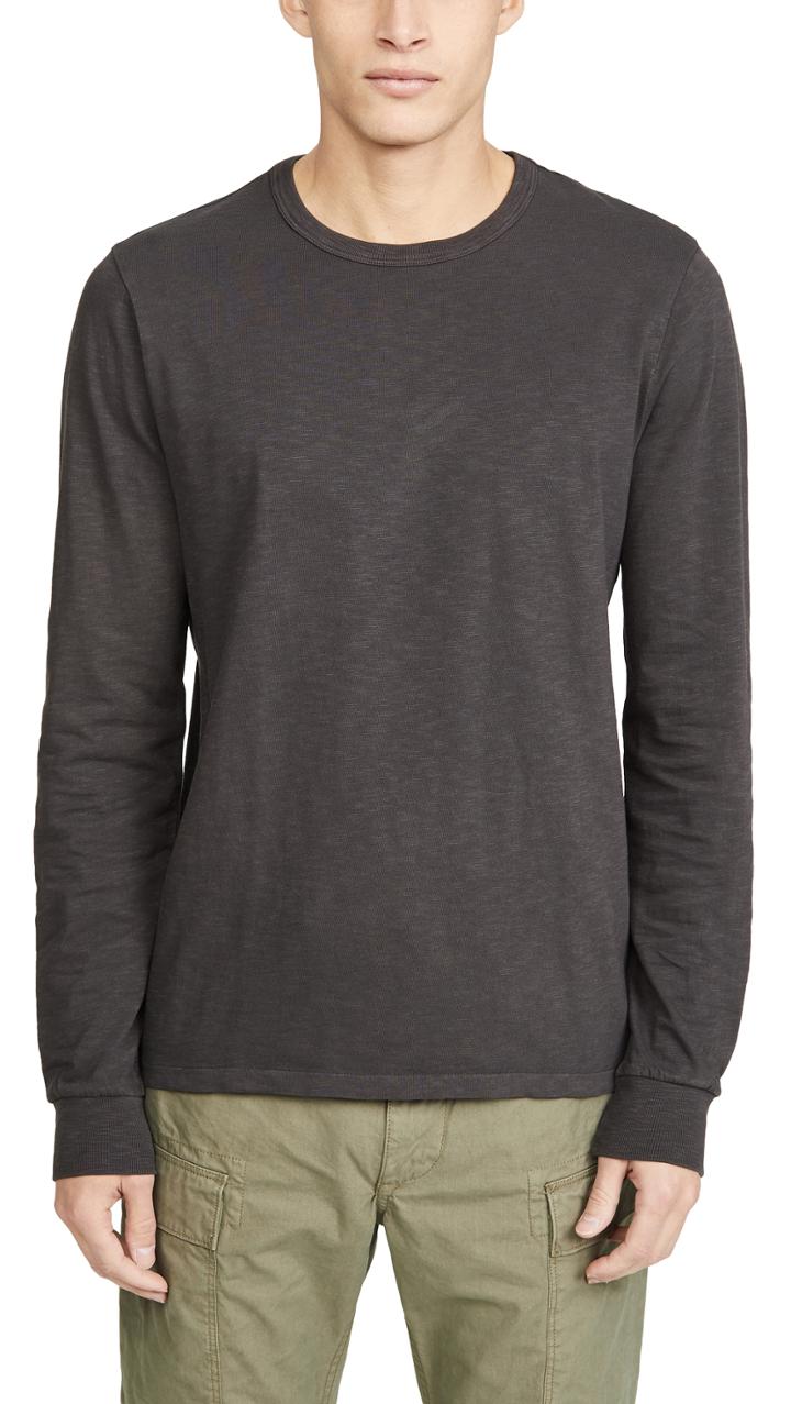 Madewell Bound Collar Long Sleeve T Shirt