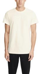 Helmut Lang Raised Embroidery Logo Standard T Shirt