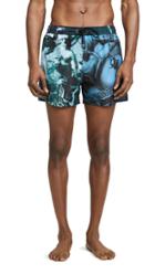 Ps Paul Smith Green Palm Classic Swim Shorts