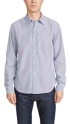 Save Khaki Long Sleeve Chambray Easy Shirt