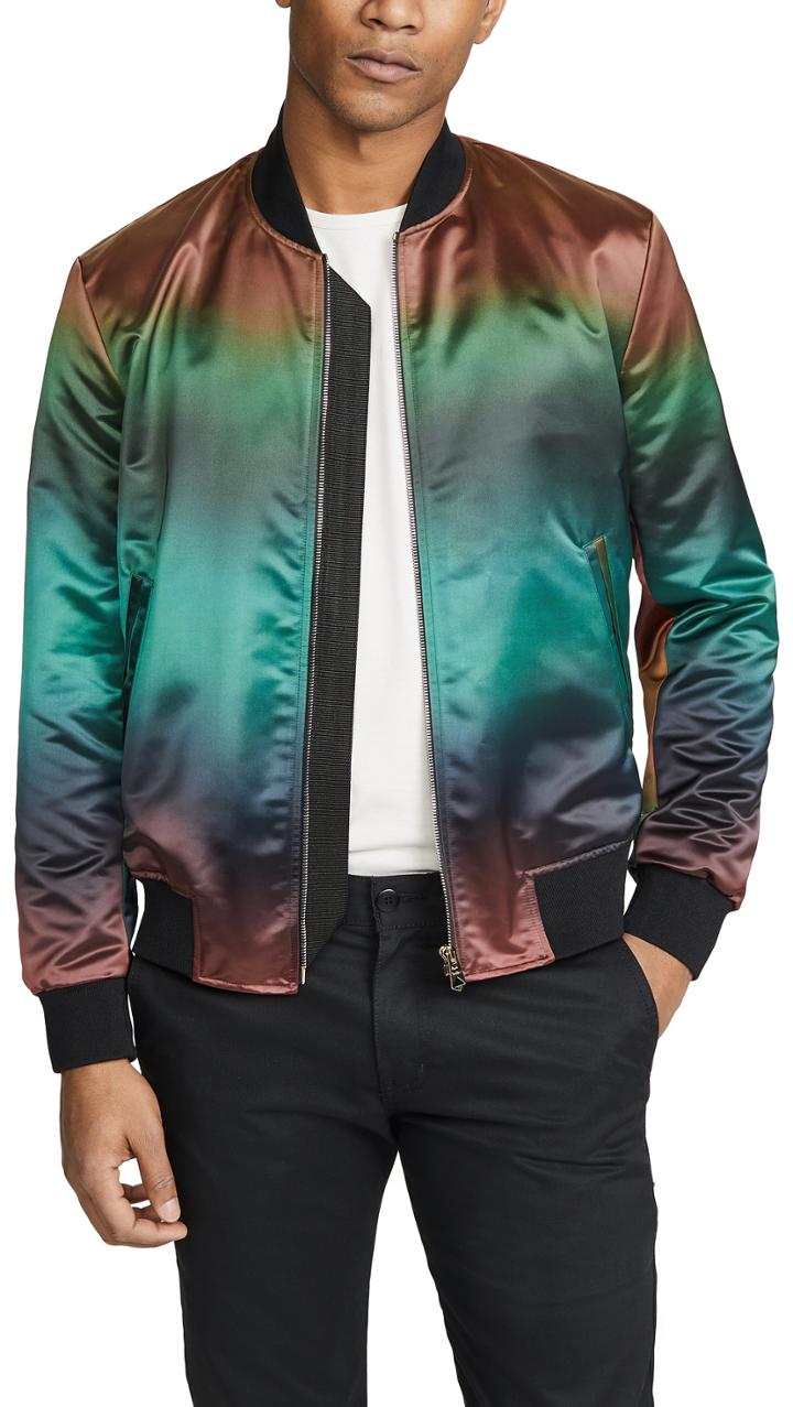 Paul Smith Bomber Jacket With Jet Pockets