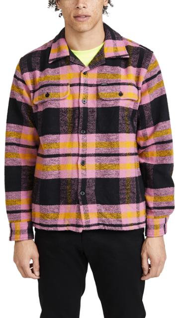 Obey Fitzgerald Heavy Plaid Overshirt