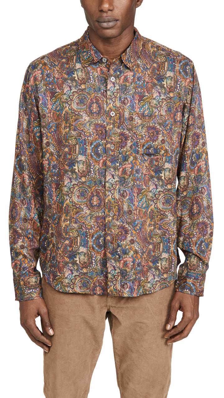 Corridor Paisley Daydream Long Sleeve Shirt