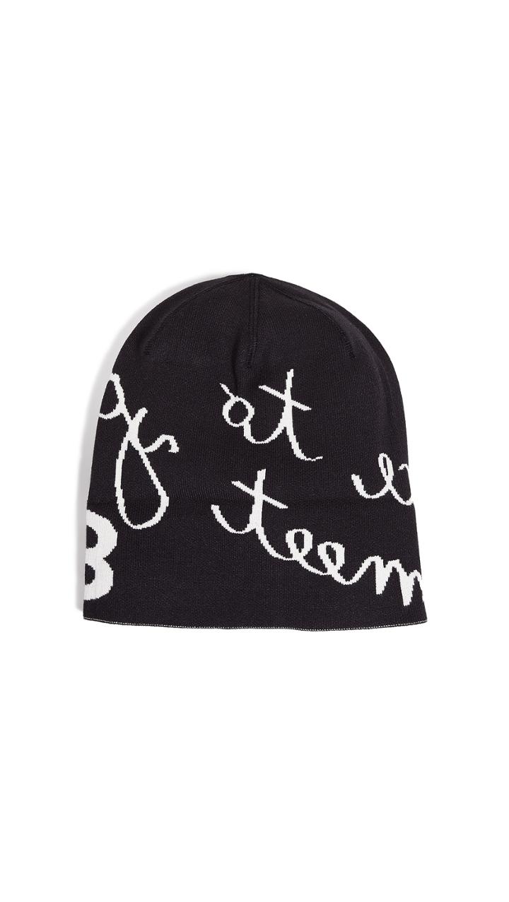 Y 3 Slogan Beanie Hat