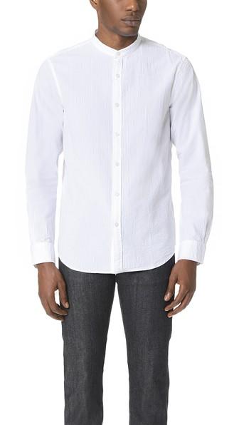 Club Monaco Slim Seersucker Shirt