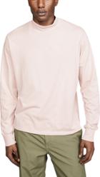 Save Khaki Cotton Mock Neck Tee