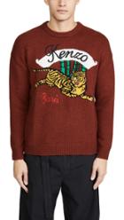 Kenzo Bamboo Tiger Crew Neck Sweater