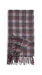 Maison Kitsune Check Scarf