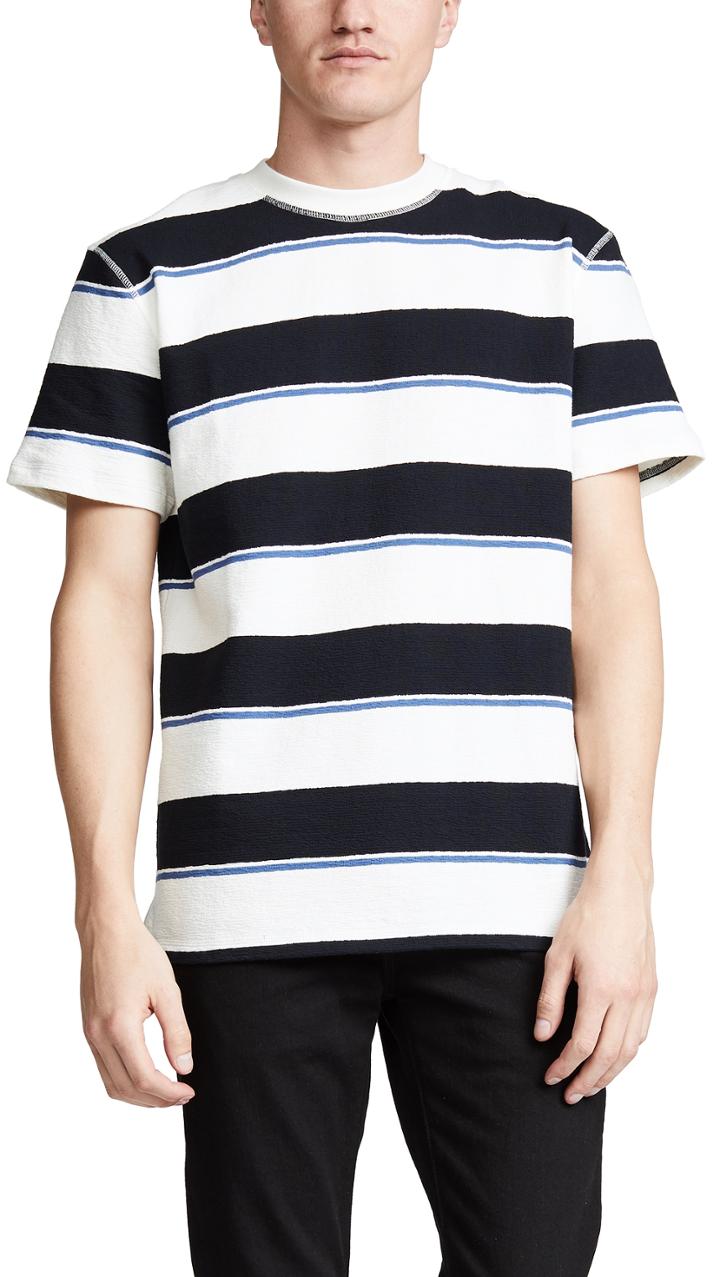 Norse Projects Johannes Textured Stripe Tee