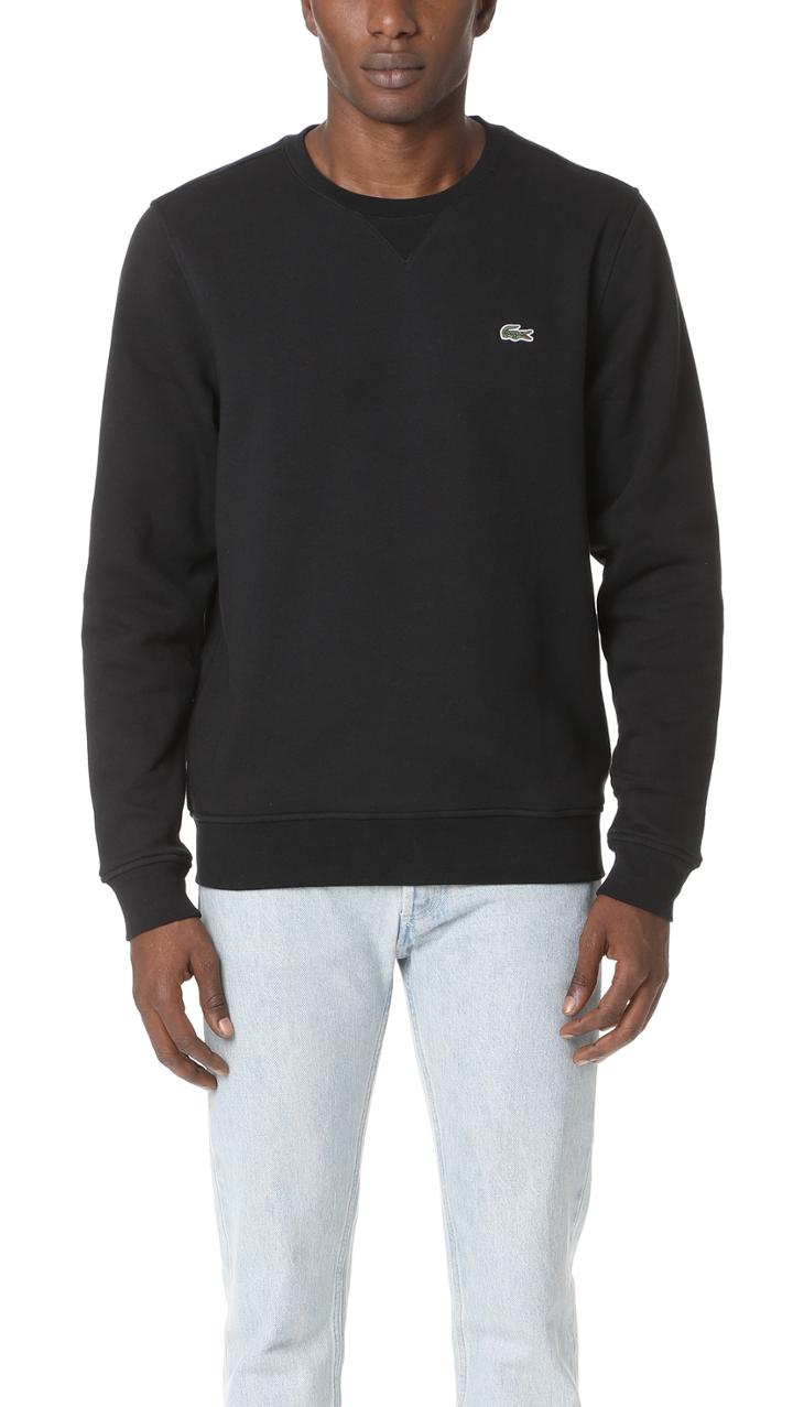 Lacoste Sport Fleece Crew Neck Sweatshirt