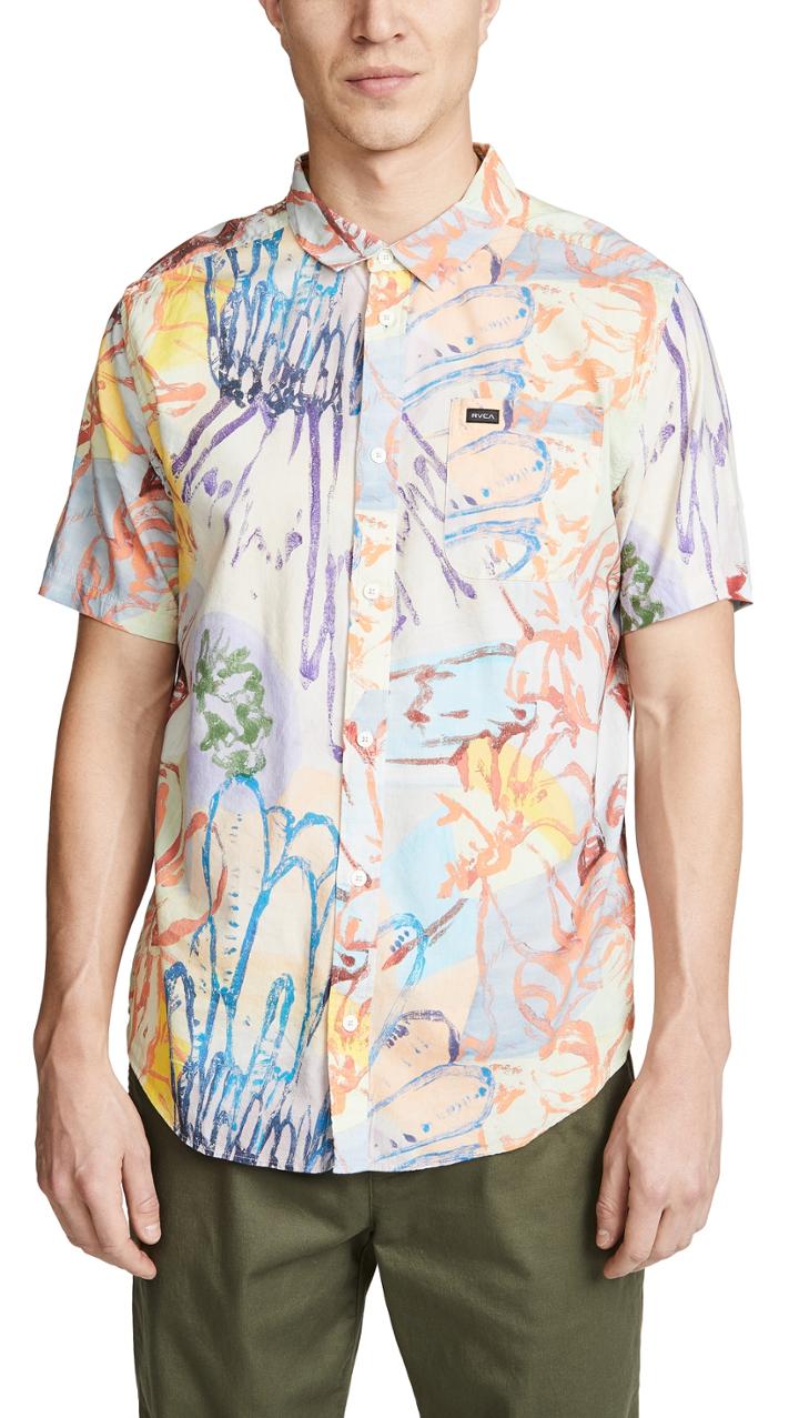 Rvca Vaughn Floral Shirt