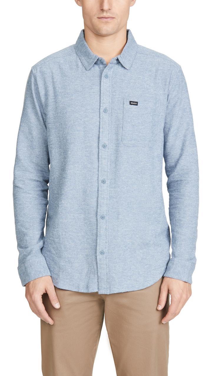 Rvca Flannel Button Down Shirt
