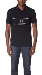 Fred Perry Panel Piped Polo Shirt