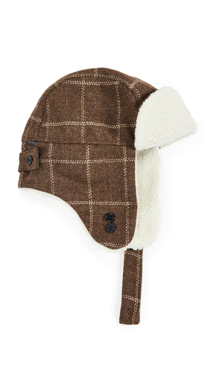 Paul Smith Check Trapper Hat