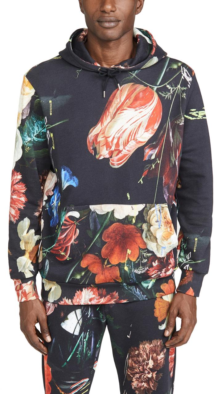 Paul Smith Gents Still Life All Over Print Hoodie