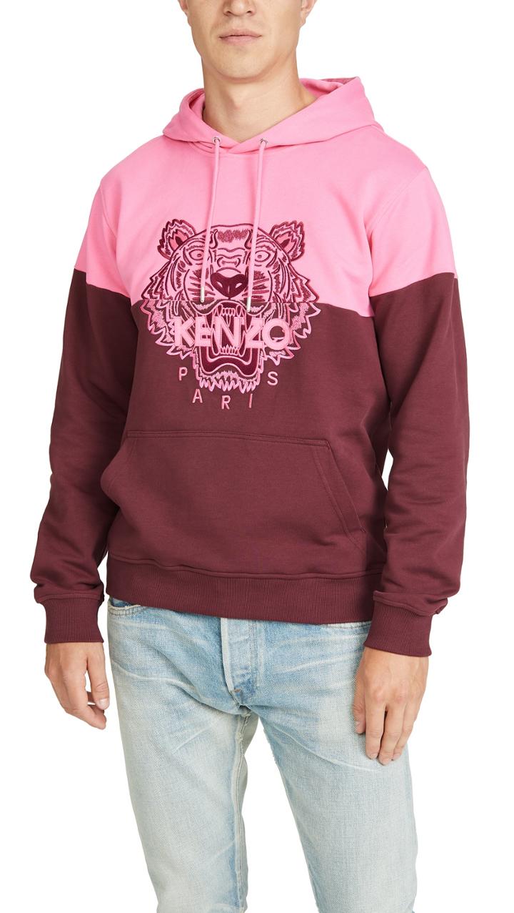Kenzo Colorblock Tiger Hoodie