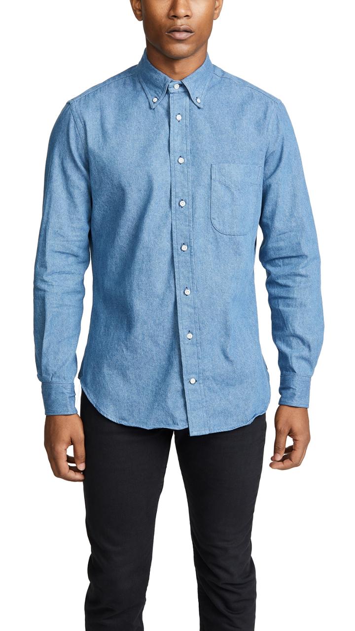 Gitman Vintage Denim Buttondown Shirt