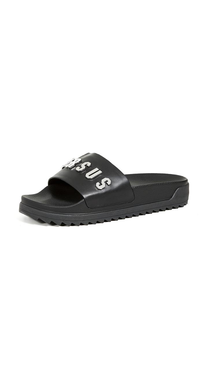 Versus Metal Logo Slides