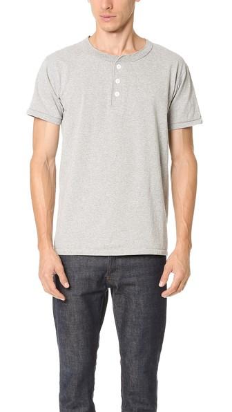 Velva Sheen Short Sleeve Henley