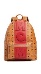 Mcm Stark Medium Stripe Backpack