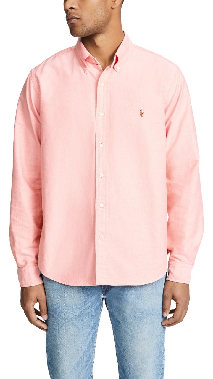 Polo Ralph Lauren Classic Fit Plaid Oxford Shirt