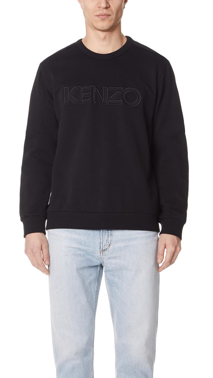 Kenzo Molleton Nylon Sweatshirt