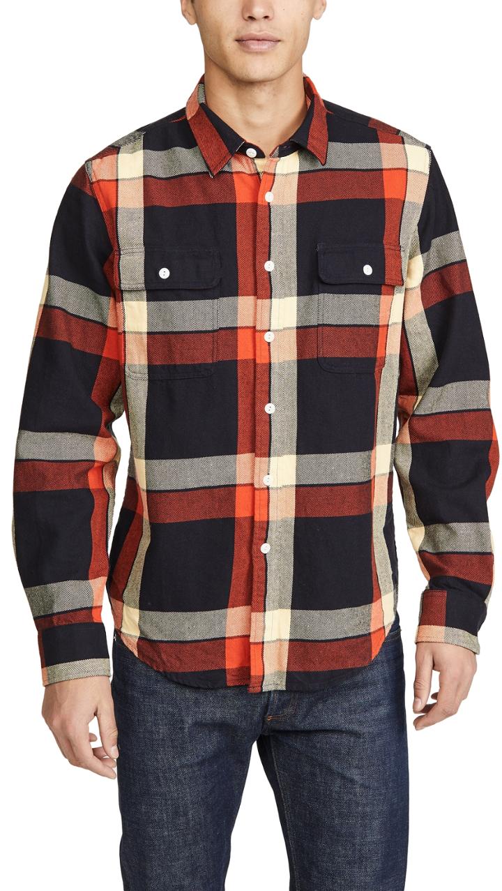Madewell Large Scale Plaid Flannel Shirt