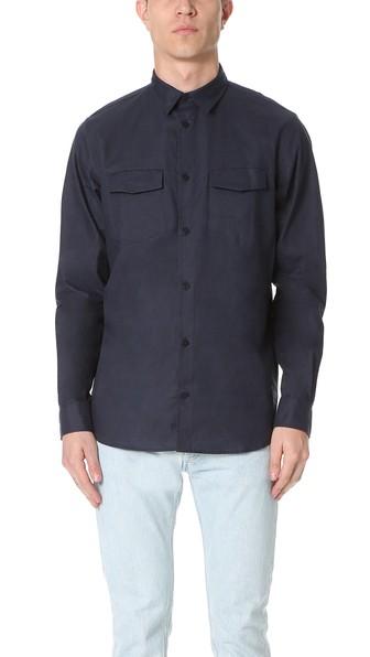 Norse Projects Villads Dry Texture Military Shirt